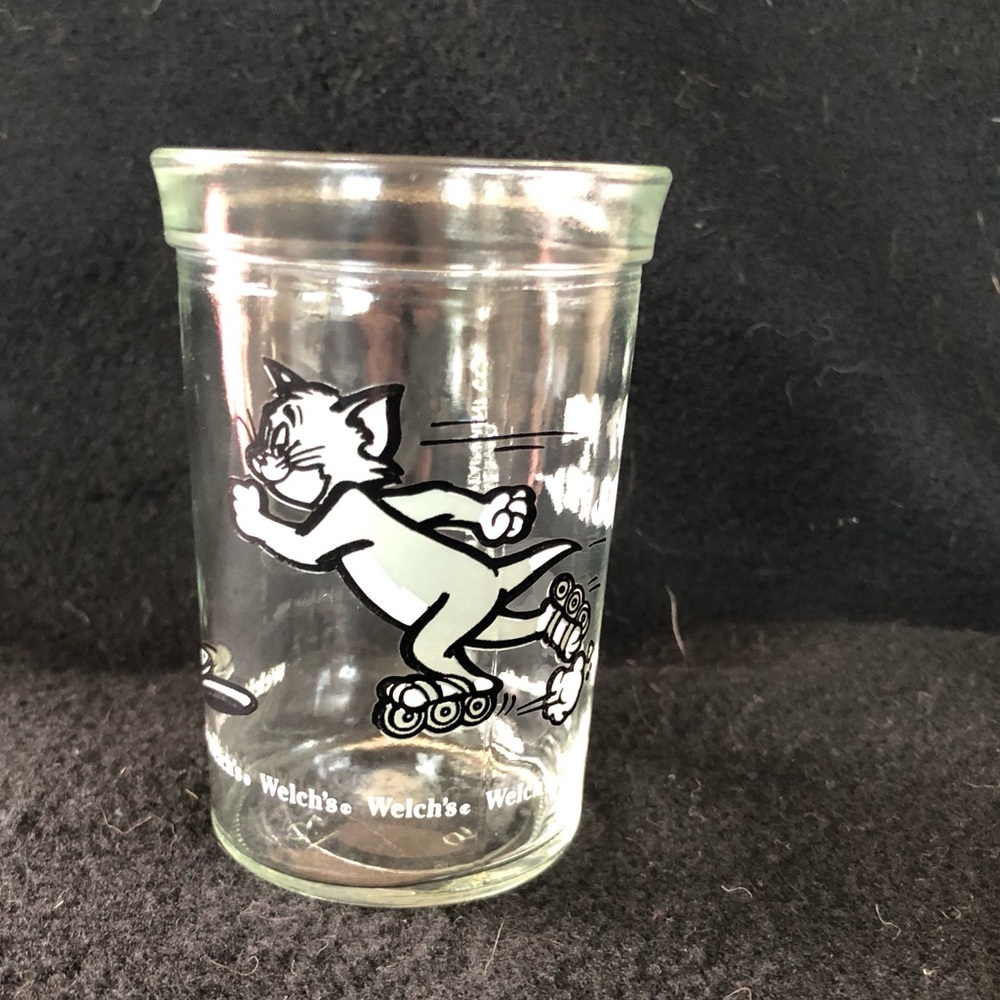 Vintage Welch's Jelly Jar with Tom & Jerry